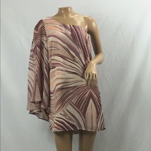 Love21 one shoulder tunic dress mauve sz Small